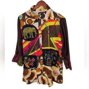 Savage Culture Boho Tunic Size Large